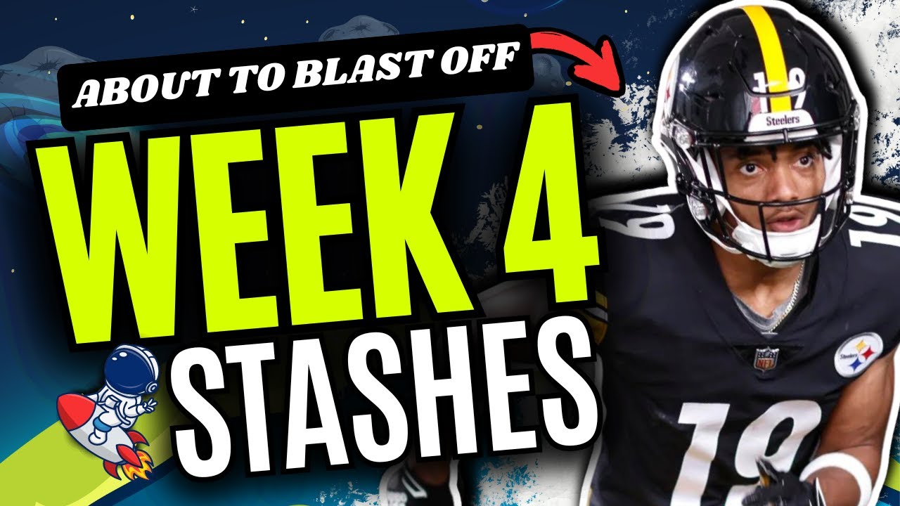 Video Week 4 Waiver Wire Stashes That'll Blast Off 2024 Fantasy Football